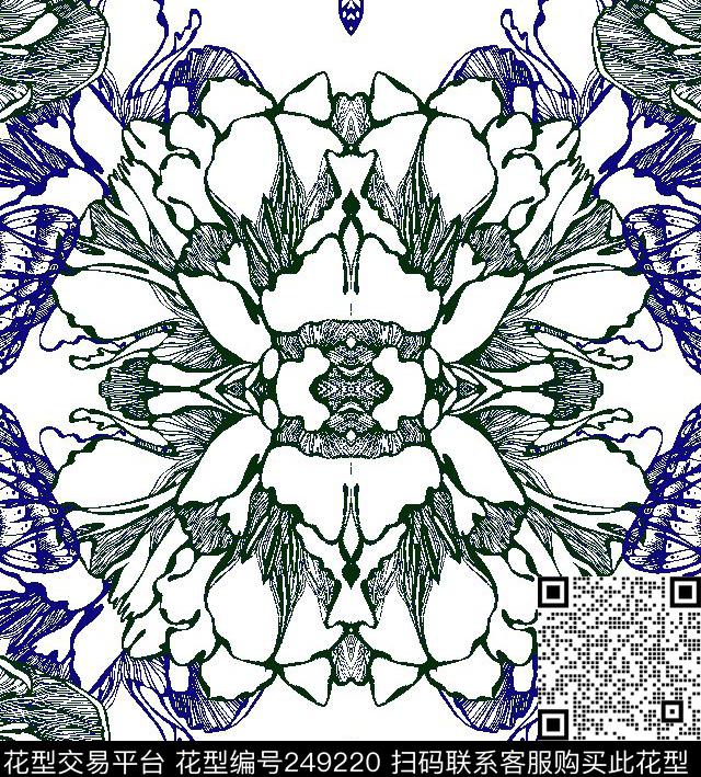 传统印花华亿平台下载（图片编号: 249220） - 瓦栏（Walan）