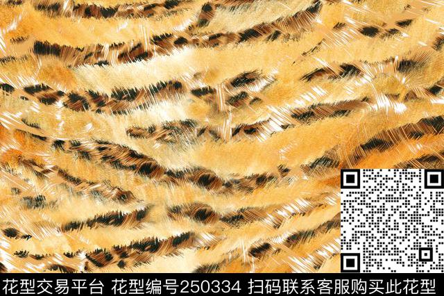 动物纹豹纹手绘数码印花华亿平台下载（图片编号: 250334） - 瓦栏（Walan）