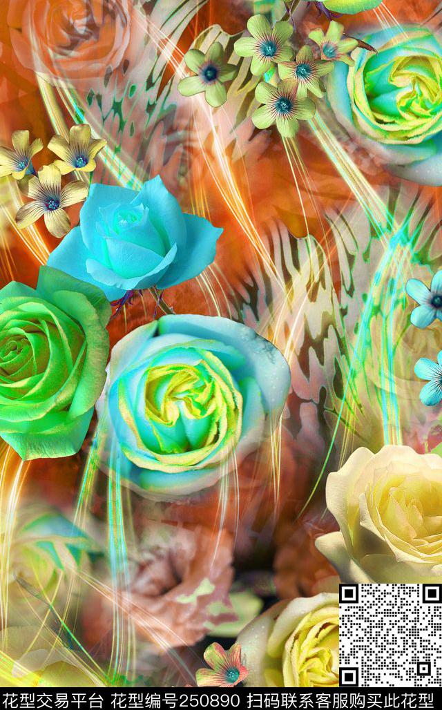 数码印花华亿平台下载（图片编号: 250890） - 瓦栏（Walan）