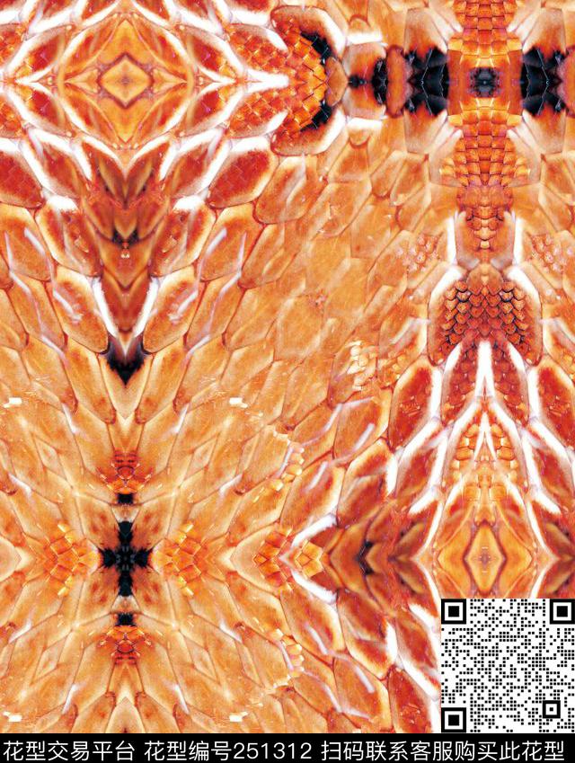 休闲抽象怀旧数码印花华亿平台下载（图片编号: 251312） - 瓦栏（Walan）