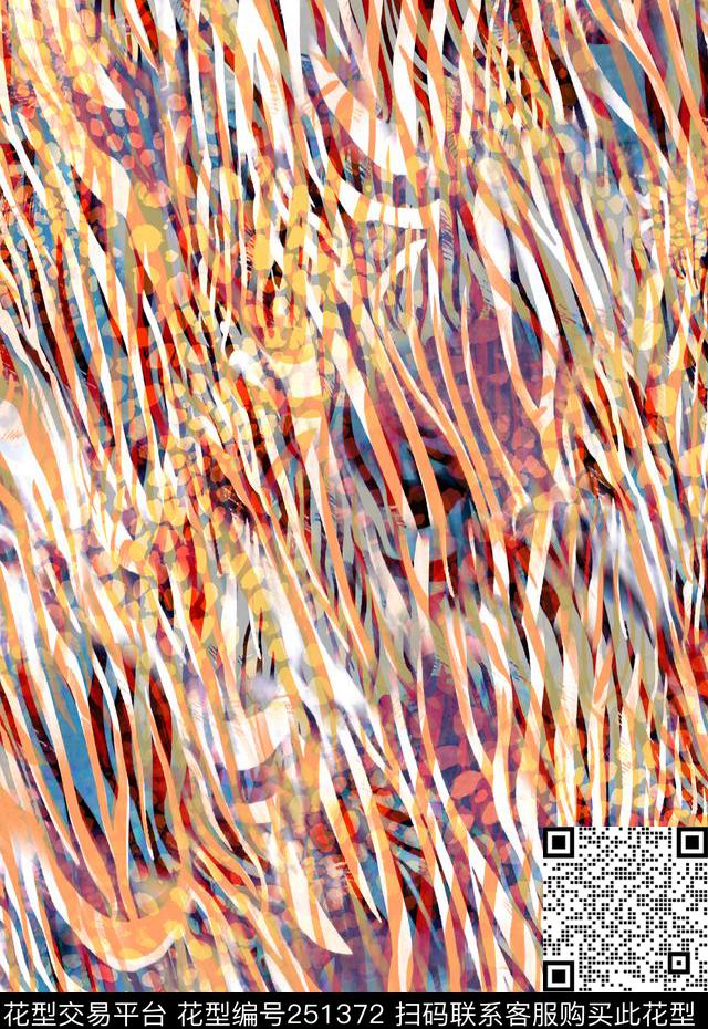动物纹斑马纹数码印花华亿平台下载（图片编号: 251372） - 瓦栏（Walan）