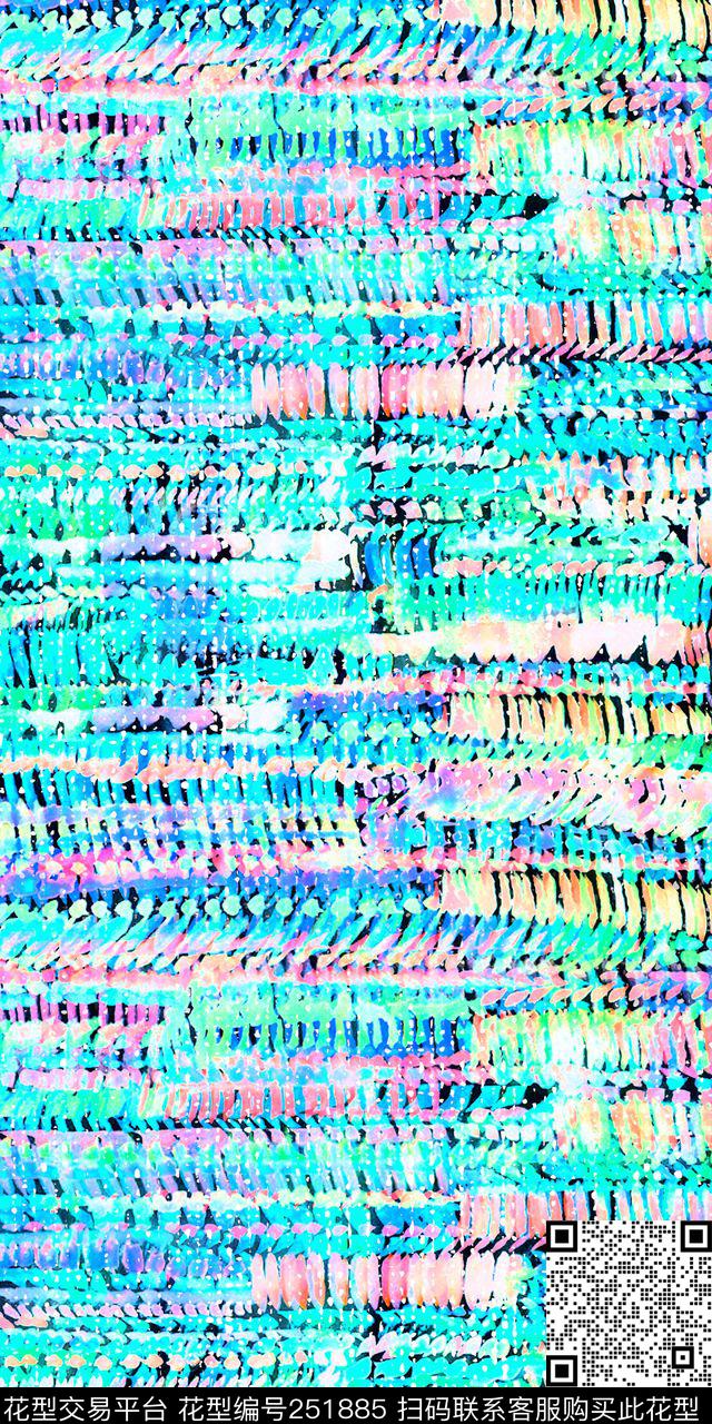 肌理蓝色抽象B-抽象纹理/Abstract数码印花华亿平台下载（图片编号: 251885） - 瓦栏（Walan）