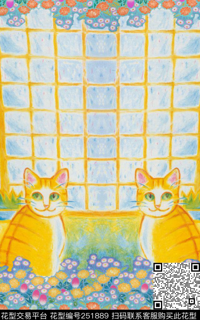 P-田园风/Countryside数码印花华亿平台下载（图片编号: 251889） - 瓦栏（Walan）