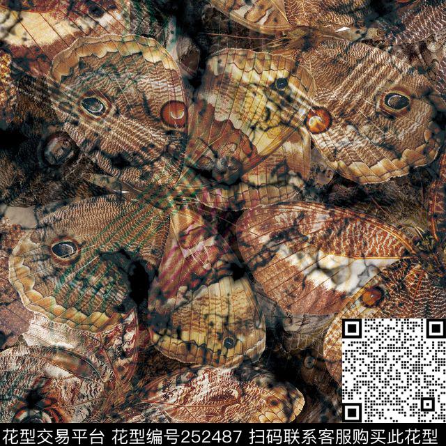 肌理复古裤子裤料感悟抽象数码印花华亿平台下载（图片编号: 252487） - 瓦栏（Walan）