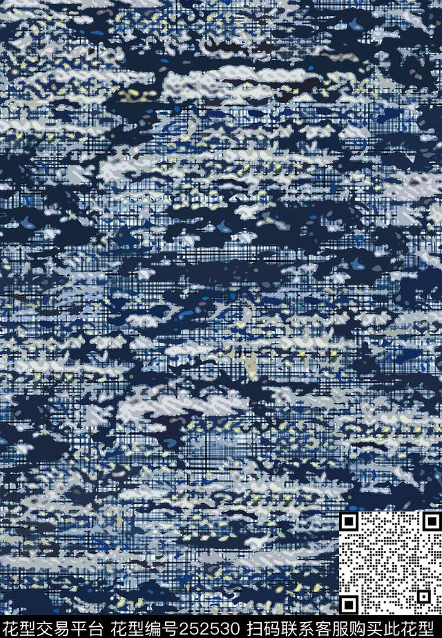 肌理抽象线格感悟抽象数码印花华亿平台下载（图片编号: 252530） - 瓦栏（Walan）