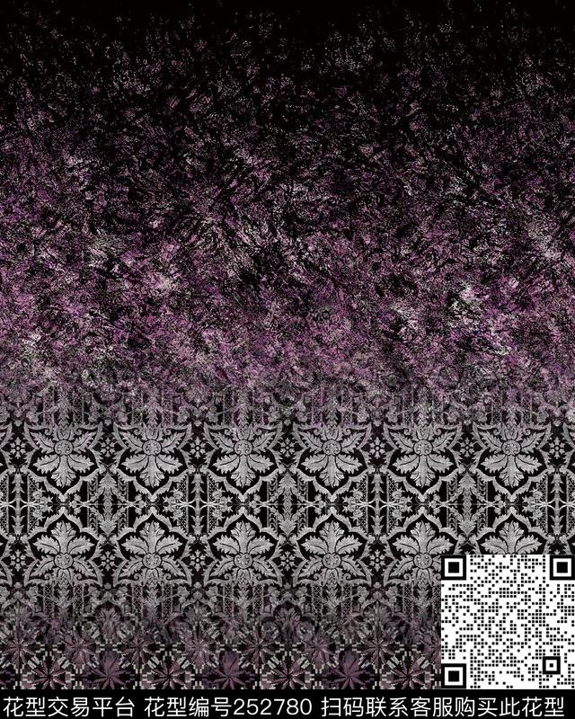 蕾丝肌理定位服装时尚定位数码印花华亿平台下载（图片编号: 252780） - 瓦栏（Walan）