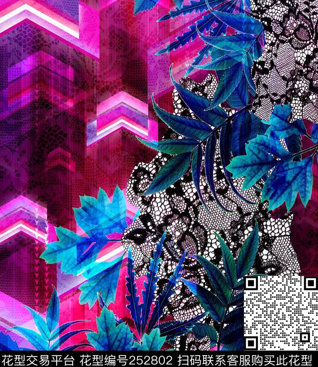 时尚定位南美数码华亿平台数码印花华亿平台下载（图片编号: 252802） - 瓦栏（Walan）