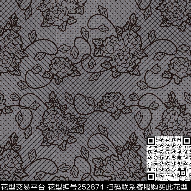 传统印花华亿平台下载（图片编号: 252874） - 瓦栏（Walan）