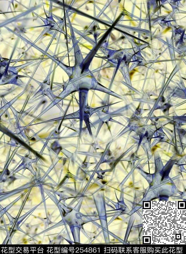 抽象肌理写实照片科技生物休闲抽象数码印花华亿平台下载（图片编号: 254861） - 瓦栏（Walan）