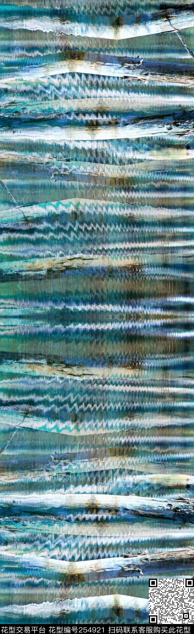 树木树林水波纹照片写实长巾休闲抽象数码印花华亿平台下载（图片编号: 254921） - 瓦栏（Walan）