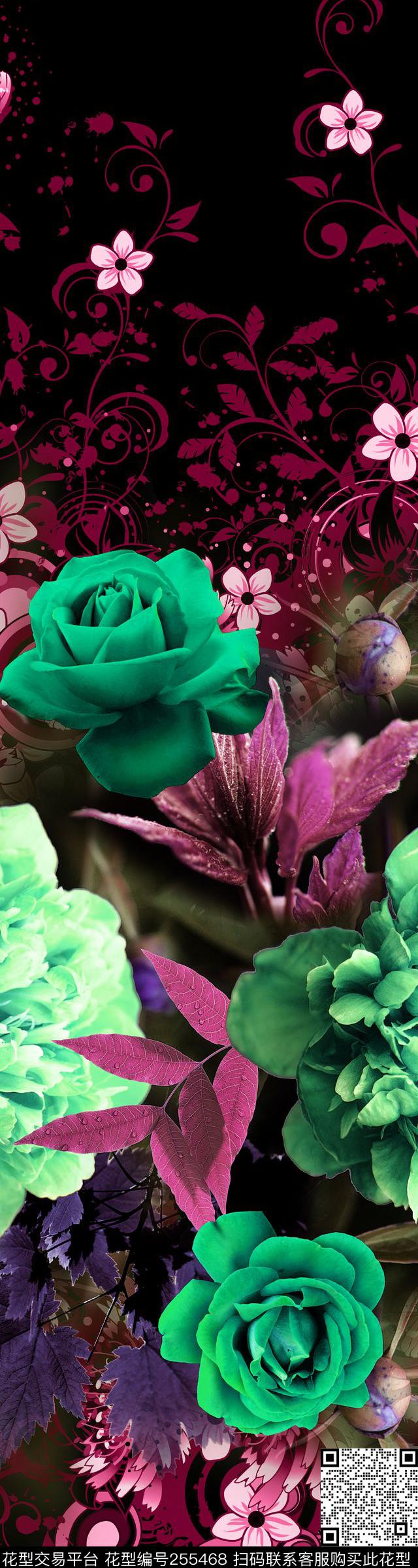 时尚定位数码印花华亿平台下载（图片编号: 255468） - 瓦栏（Walan）