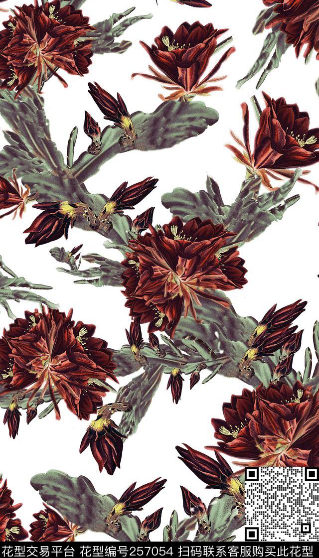 传统印花华亿平台下载（图片编号: 257054） - 瓦栏（Walan）