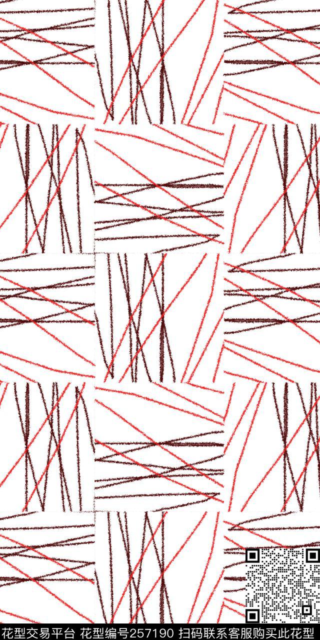 G-几何印象/Geometry传统印花华亿平台下载（图片编号: 257190） - 瓦栏（Walan）