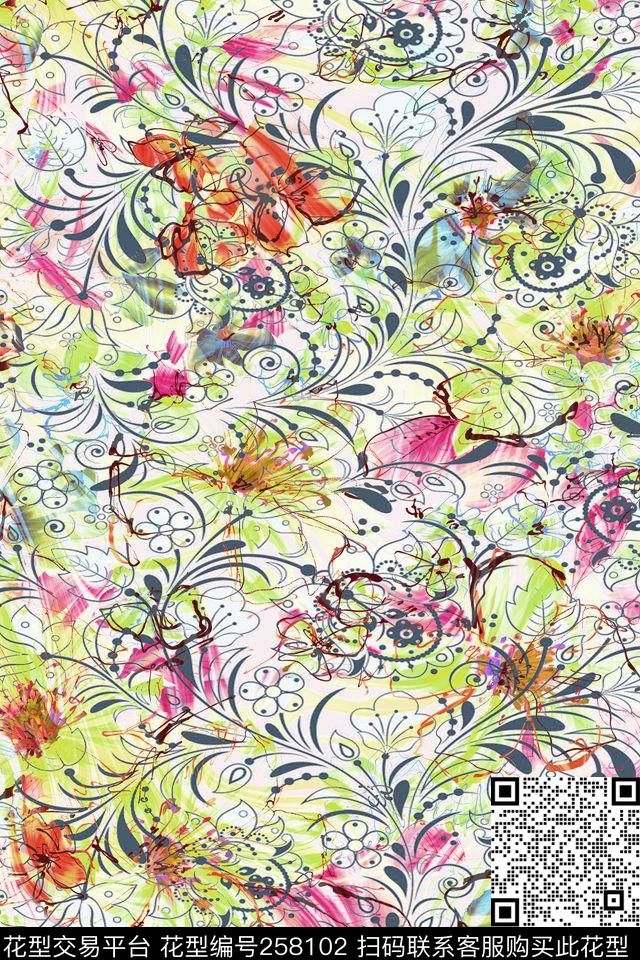 数码印花华亿平台下载（图片编号: 258102） - 瓦栏（Walan）