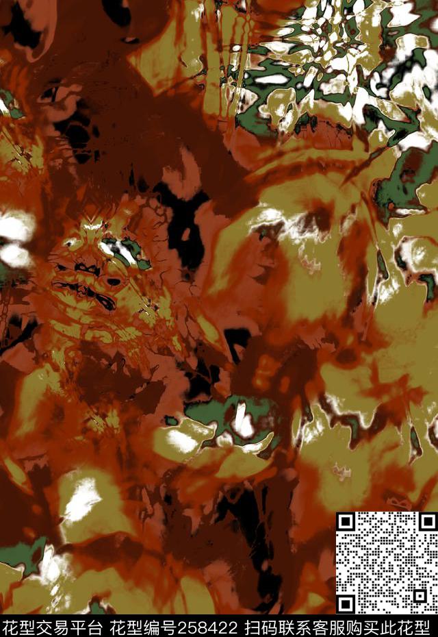 抽象传统印花华亿平台下载（图片编号: 258422） - 瓦栏（Walan）