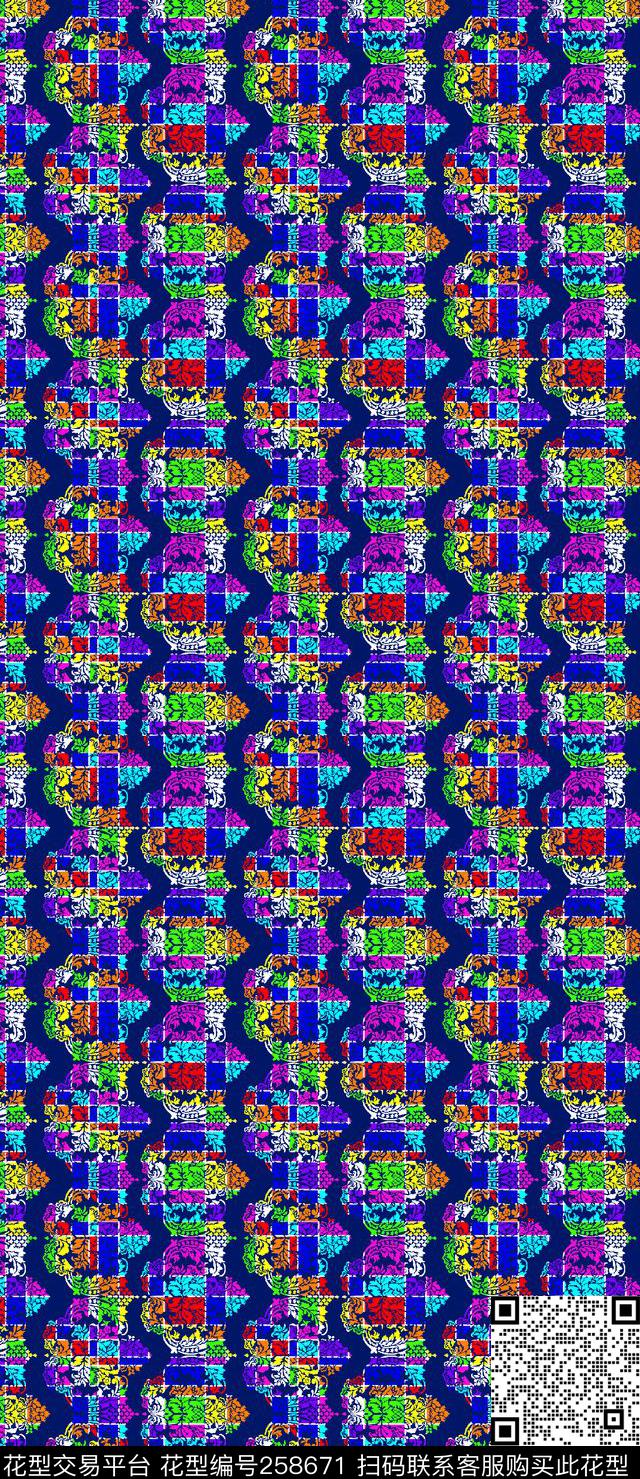 传统印花华亿平台下载（图片编号: 258671） - 瓦栏（Walan）