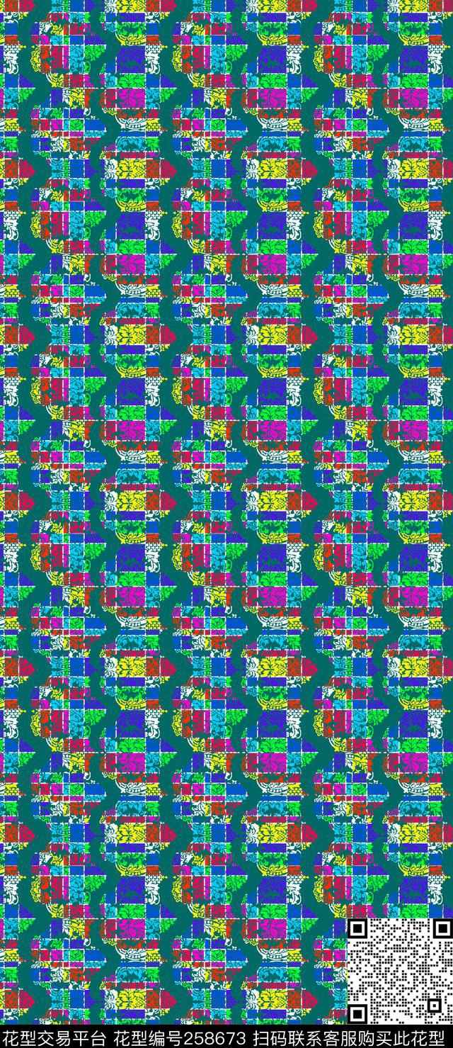 传统印花华亿平台下载（图片编号: 258673） - 瓦栏（Walan）