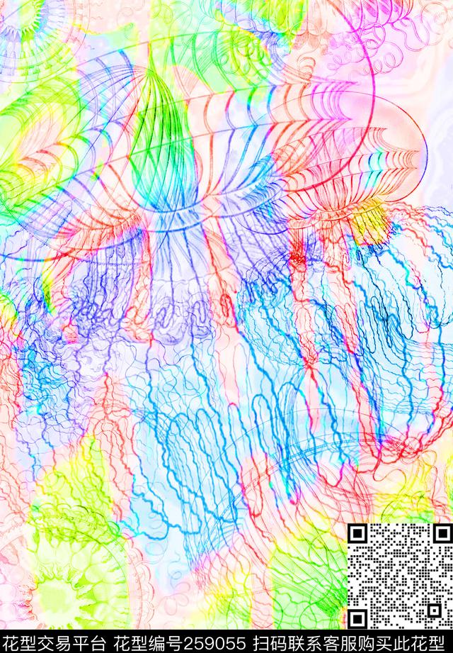 D-海洋主题/Marine数码印花华亿平台下载（图片编号: 259055） - 瓦栏（Walan）