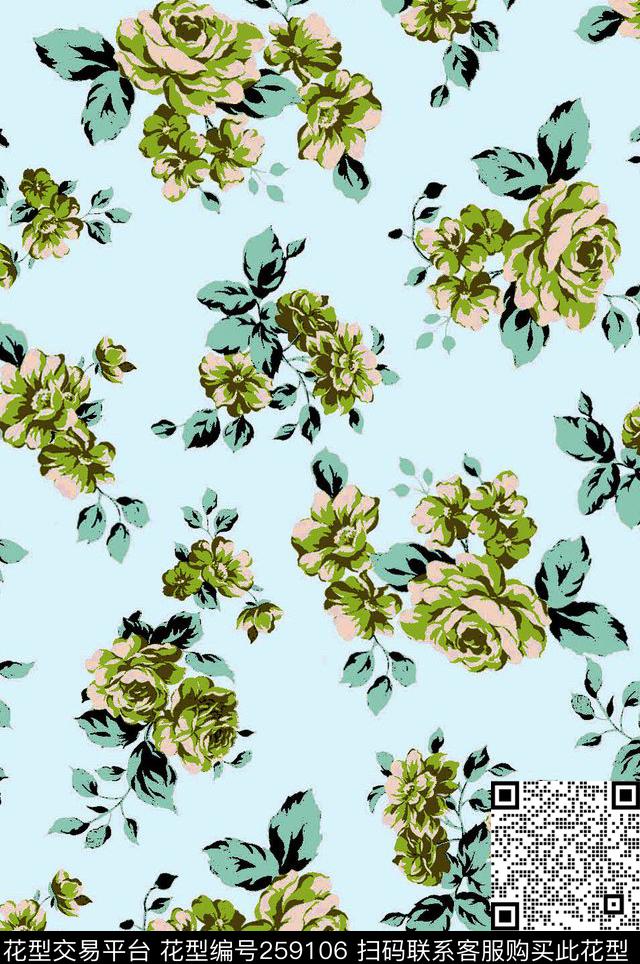 传统印花华亿平台下载（图片编号: 259106） - 瓦栏（Walan）