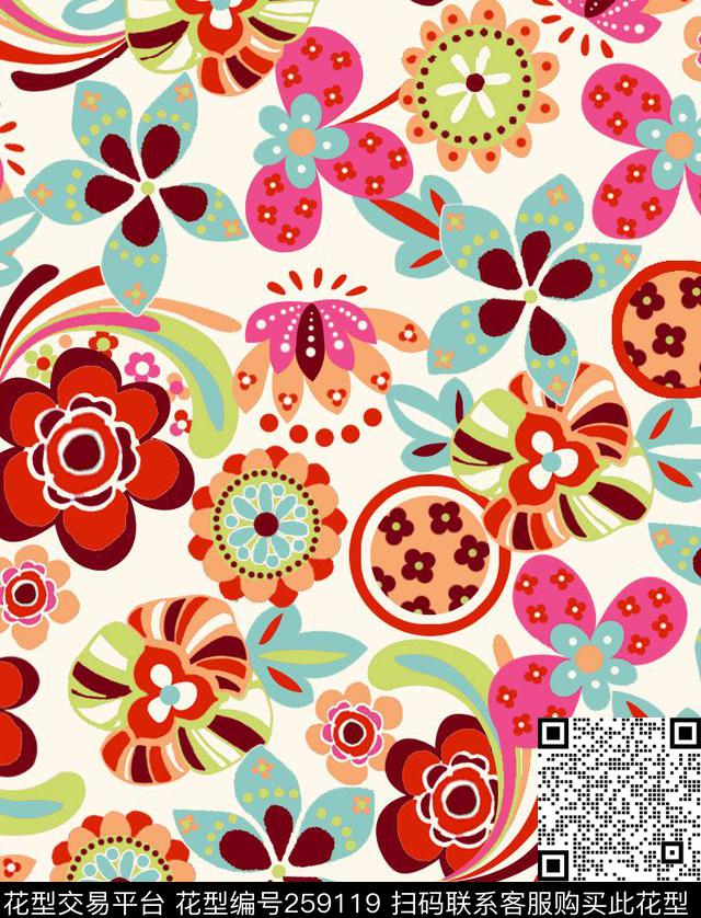 卡通传统印花华亿平台下载（图片编号: 259119） - 瓦栏（Walan）