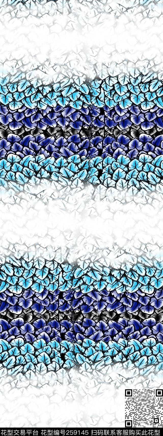 抽象定位横条树叶传统传统印花华亿平台下载（图片编号: 259145） - 瓦栏（Walan）