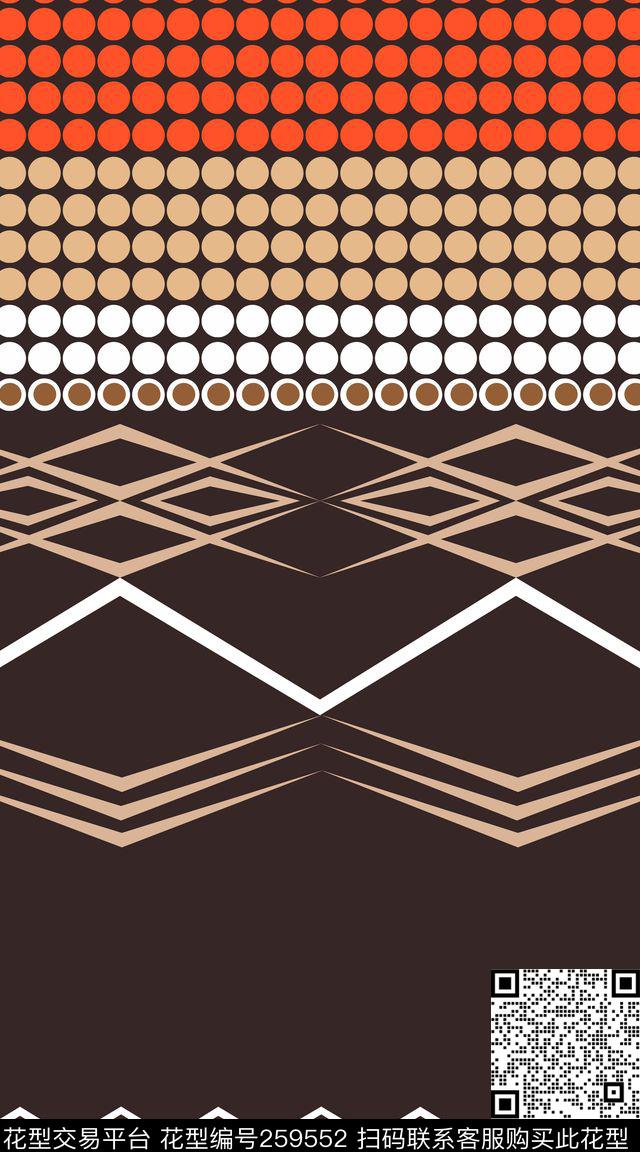 定位几何简约传统印花华亿平台下载（图片编号: 259552） - 瓦栏（Walan）