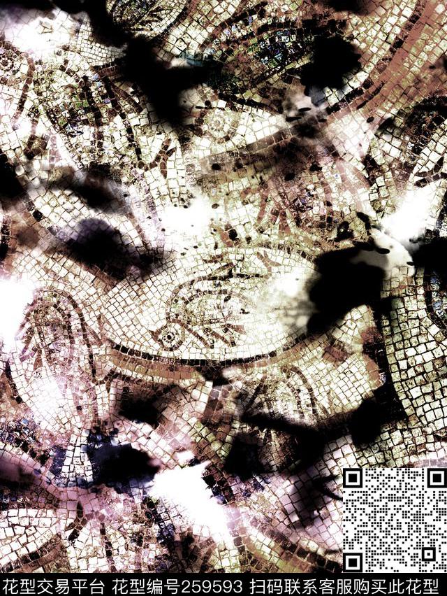 民族风数码印花华亿平台下载（图片编号: 259593） - 瓦栏（Walan）