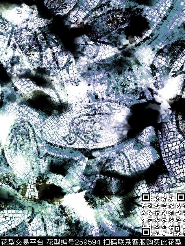 民族风数码印花华亿平台下载（图片编号: 259594） - 瓦栏（Walan）