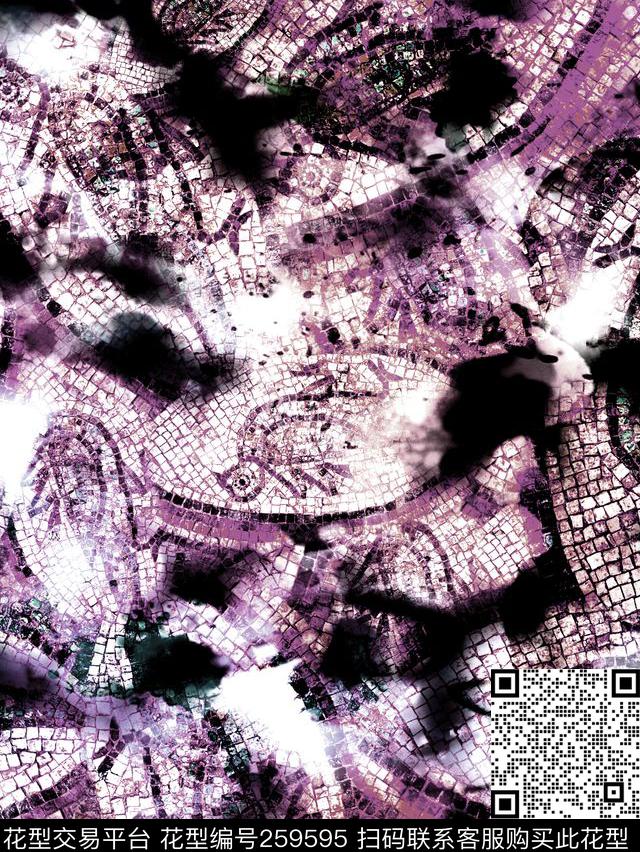 民族风数码印花华亿平台下载（图片编号: 259595） - 瓦栏（Walan）