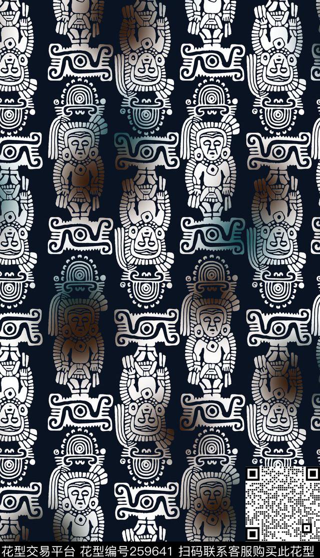 民族风数码印花华亿平台下载（图片编号: 259641） - 瓦栏（Walan）