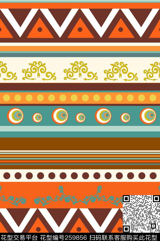 传统印花华亿平台下载（图片编号: 259856） - 瓦栏（Walan）