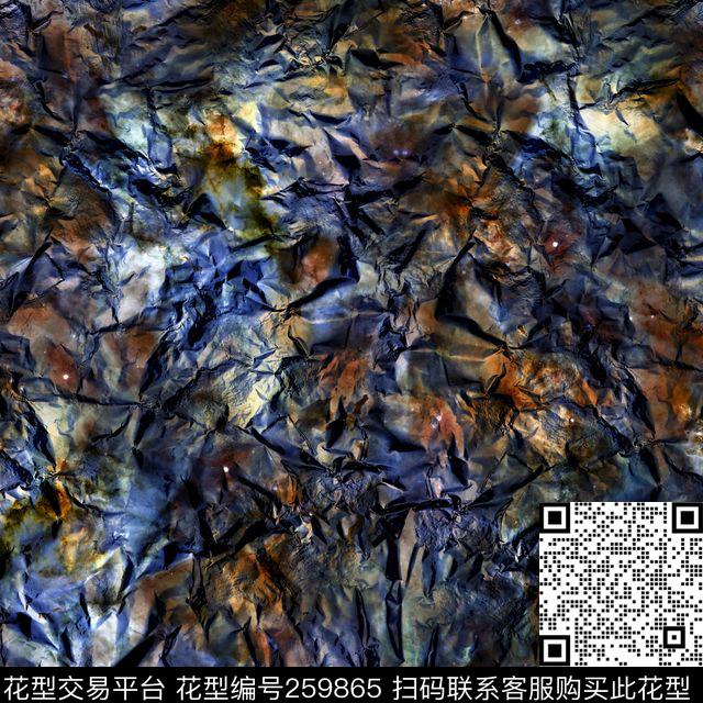 深沉暗色纹理数码印花华亿平台下载（图片编号: 259865） - 瓦栏（Walan）