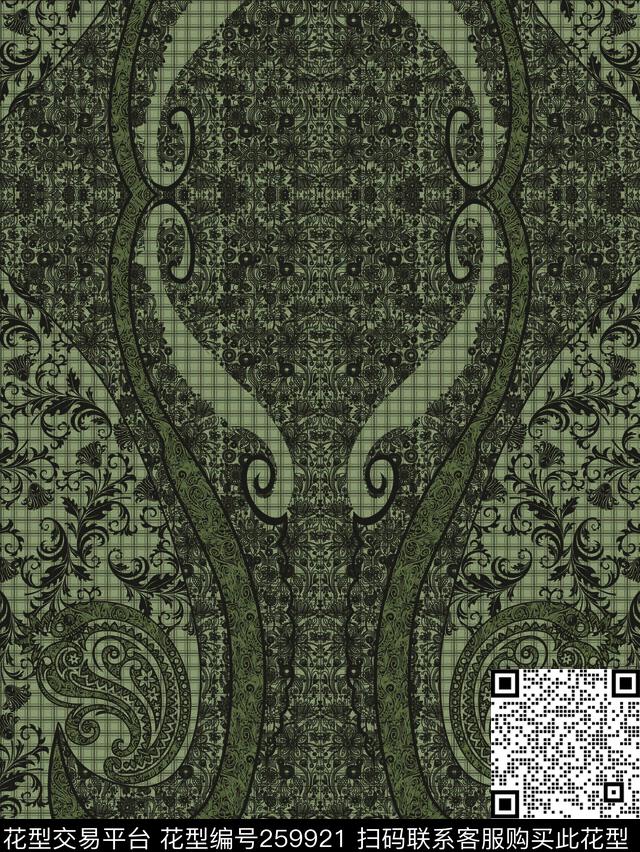 ♥红桃A〖佩利斯纹〗传统印花华亿平台下载（图片编号: 259921） - 瓦栏（Walan）