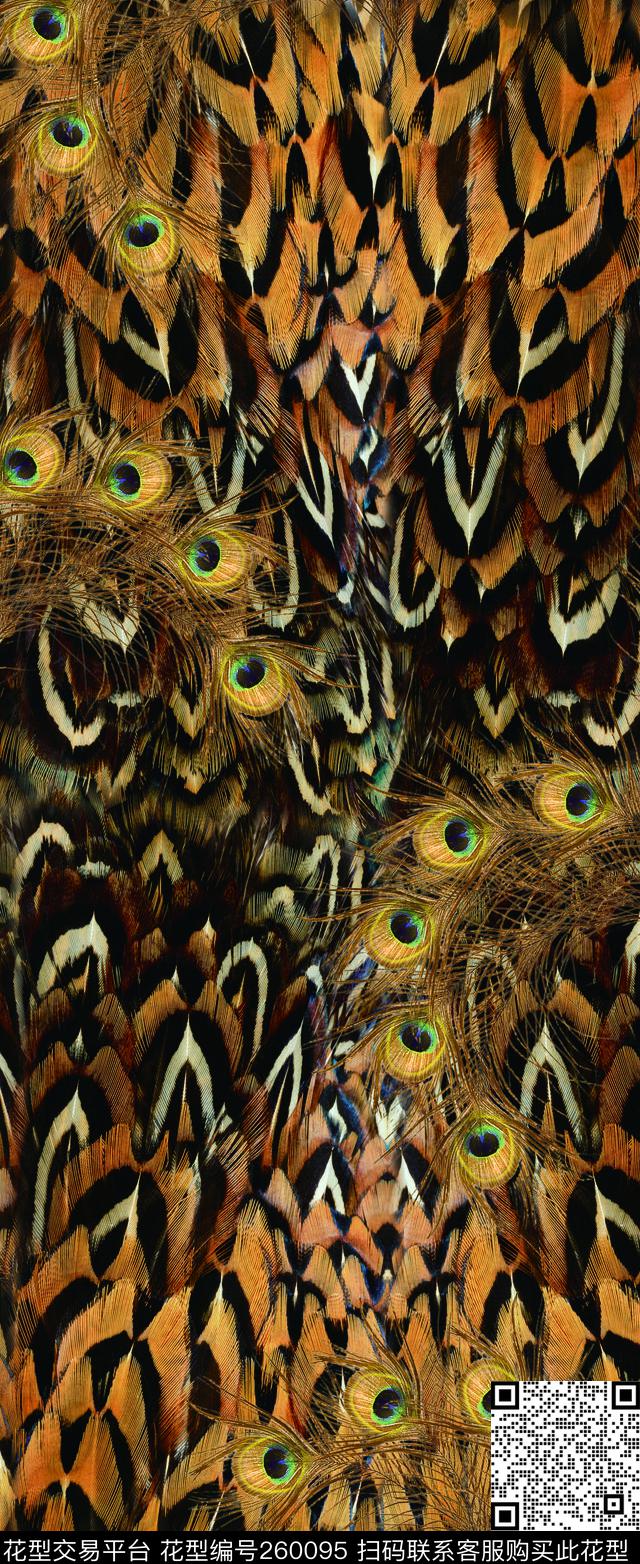 动物纹时尚野性数码印花华亿平台下载（图片编号: 260095） - 瓦栏（Walan）