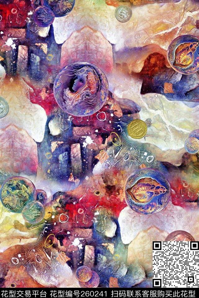 少女梦幻金币数码印花华亿平台下载（图片编号: 260241） - 瓦栏（Walan）