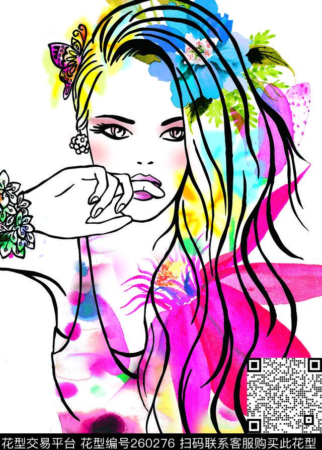 A-T恤定位/T-shirt数码印花华亿平台下载（图片编号: 260276） - 瓦栏（Walan）