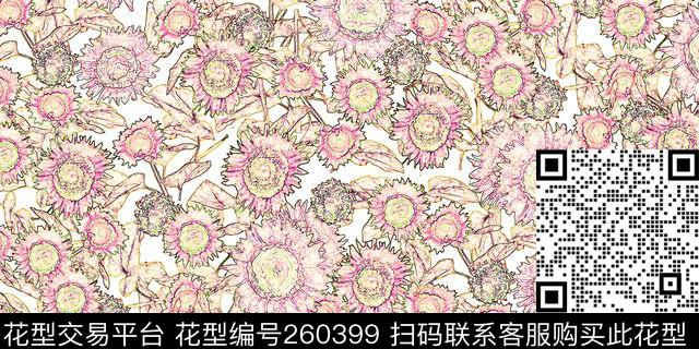 ♥红桃A〖抽象个性〗数码印花华亿平台下载（图片编号: 260399） - 瓦栏（Walan）