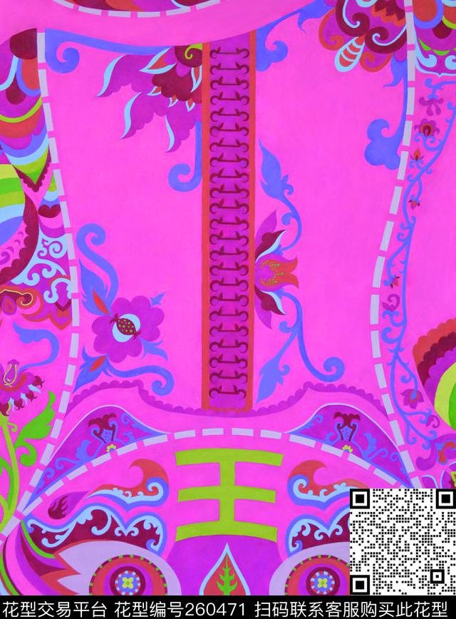 传统印花华亿平台下载（图片编号: 260471） - 瓦栏（Walan）