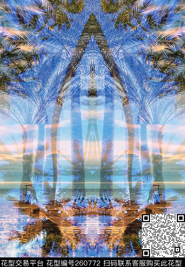 定位花卉植物数码印花华亿平台下载（图片编号: 260772） - 瓦栏（Walan）