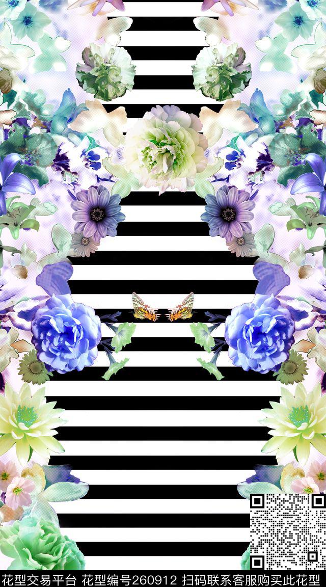 定位花卉数码印花华亿平台下载（图片编号: 260912） - 瓦栏（Walan）