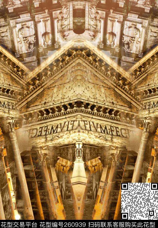 宫廷风定位怀旧数码印花华亿平台下载（图片编号: 260939） - 瓦栏（Walan）