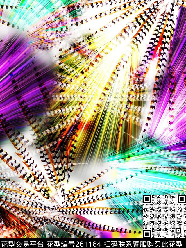 动物纹备课炫彩数码印花华亿平台下载（图片编号: 261164） - 瓦栏（Walan）