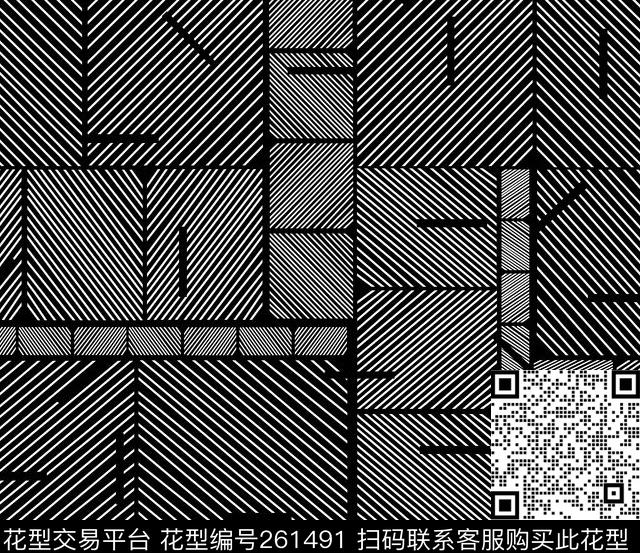 格子条纹简约传统印花华亿平台下载（图片编号: 261491） - 瓦栏（Walan）