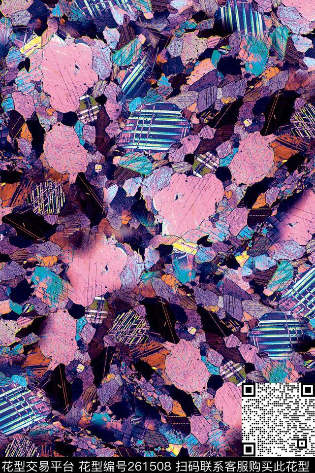 几何肌理拼贴抽象色块感悟抽象数码印花华亿平台下载（图片编号: 261508） - 瓦栏（Walan）