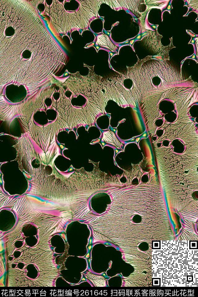 抽象纹理线条数码印花华亿平台下载（图片编号: 261645） - 瓦栏（Walan）