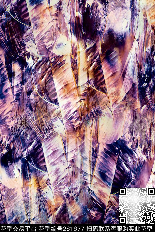 抽象光影梦幻数码印花华亿平台下载（图片编号: 261677） - 瓦栏（Walan）