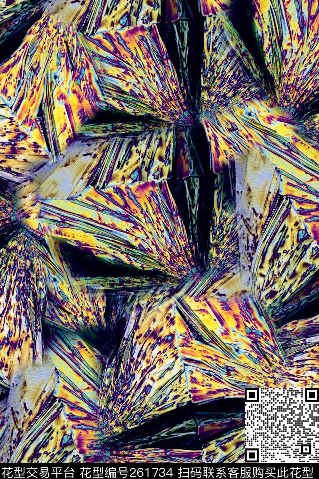 抽象发散感悟抽象数码印花华亿平台下载（图片编号: 261734） - 瓦栏（Walan）