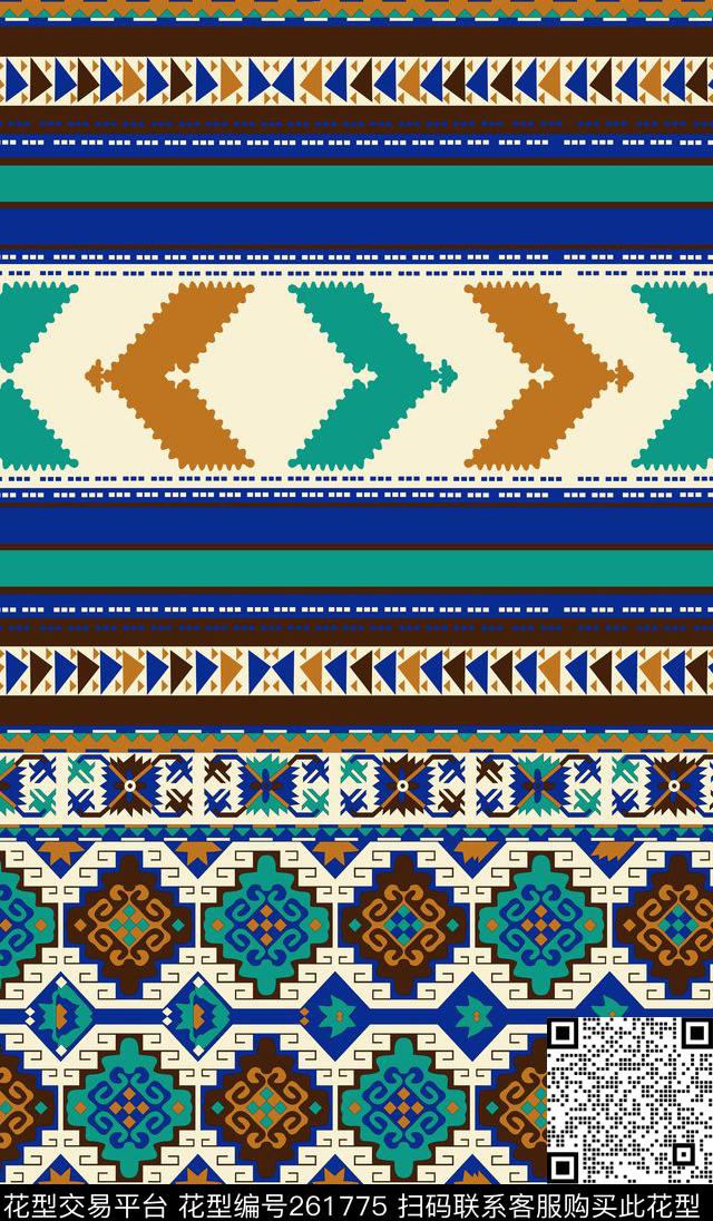 传统民族经典传统印花华亿平台下载（图片编号: 261775） - 瓦栏（Walan）