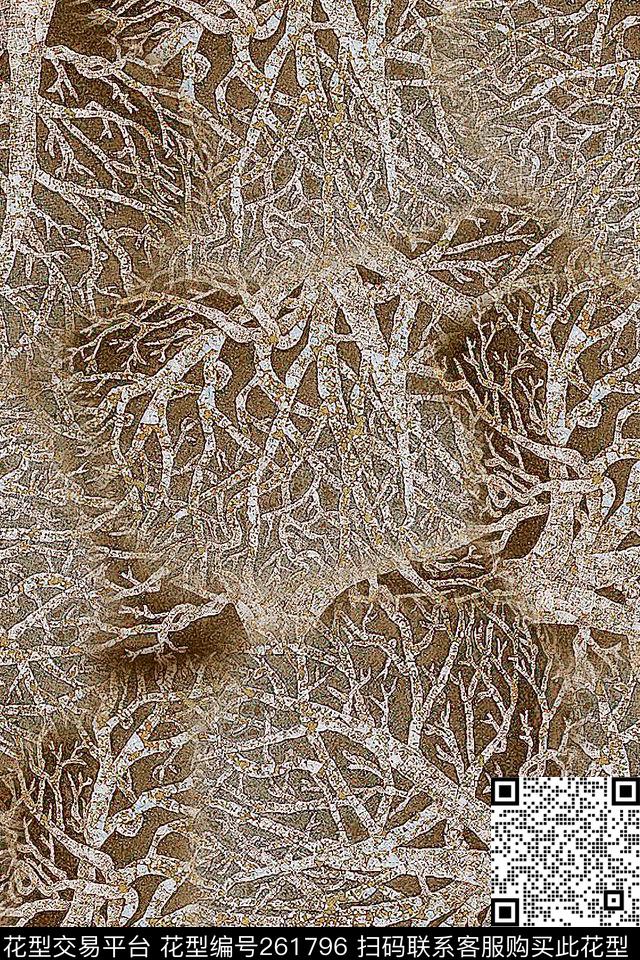 抽象纹路感悟抽象数码印花华亿平台下载（图片编号: 261796） - 瓦栏（Walan）