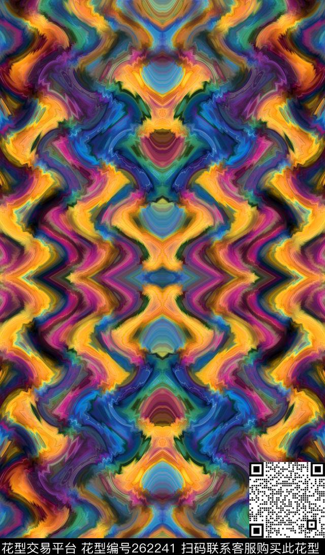 ♥红桃A〖抽象个性〗数码印花华亿平台下载（图片编号: 262241） - 瓦栏（Walan）